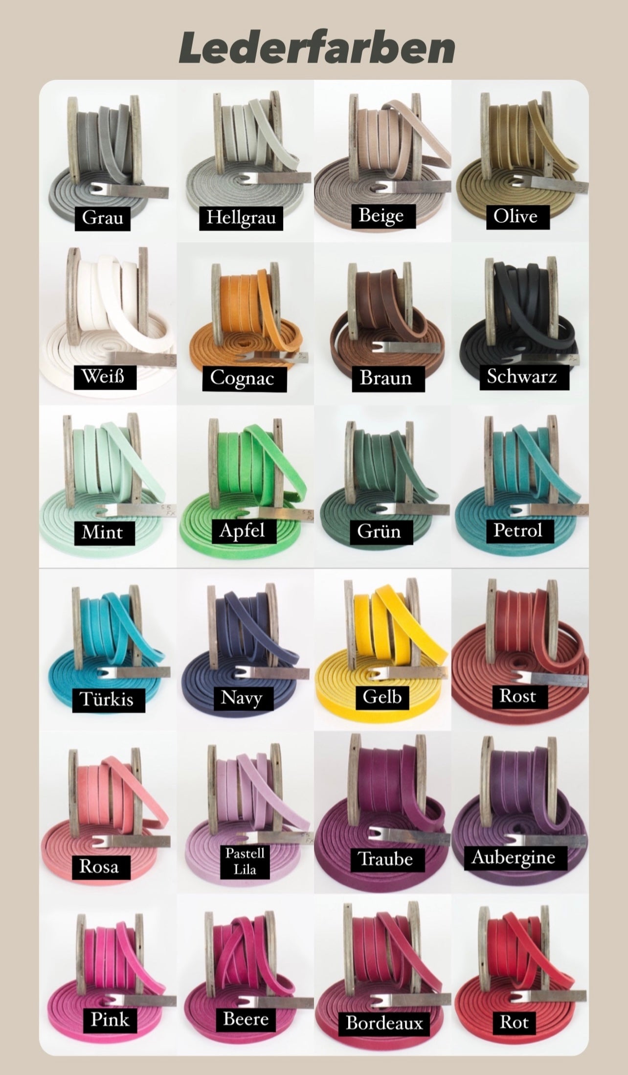 Design your own | Fettleder Hundeleine