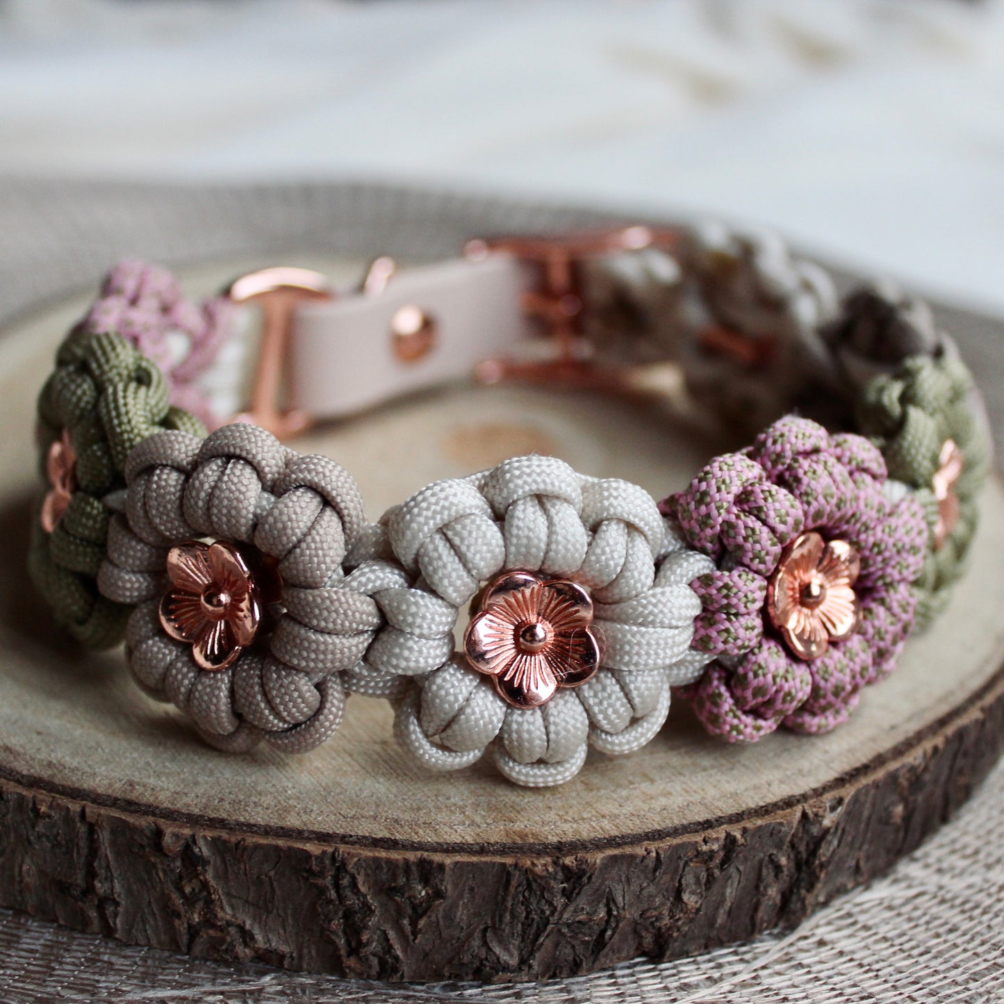 Design your own | Paracord Halsband »Frühlingsaktion«