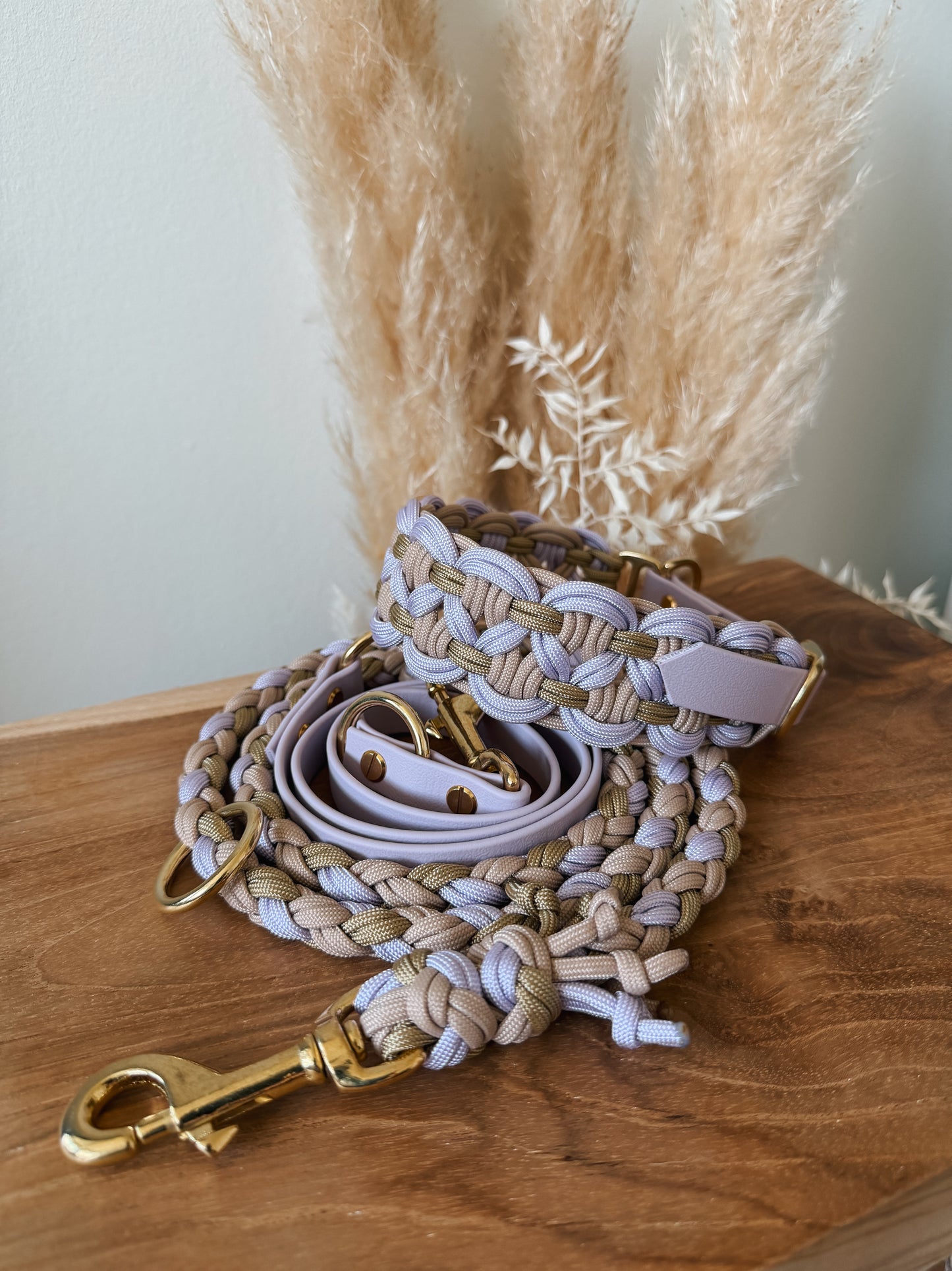 Halsband Paracord »Pastell Lila«