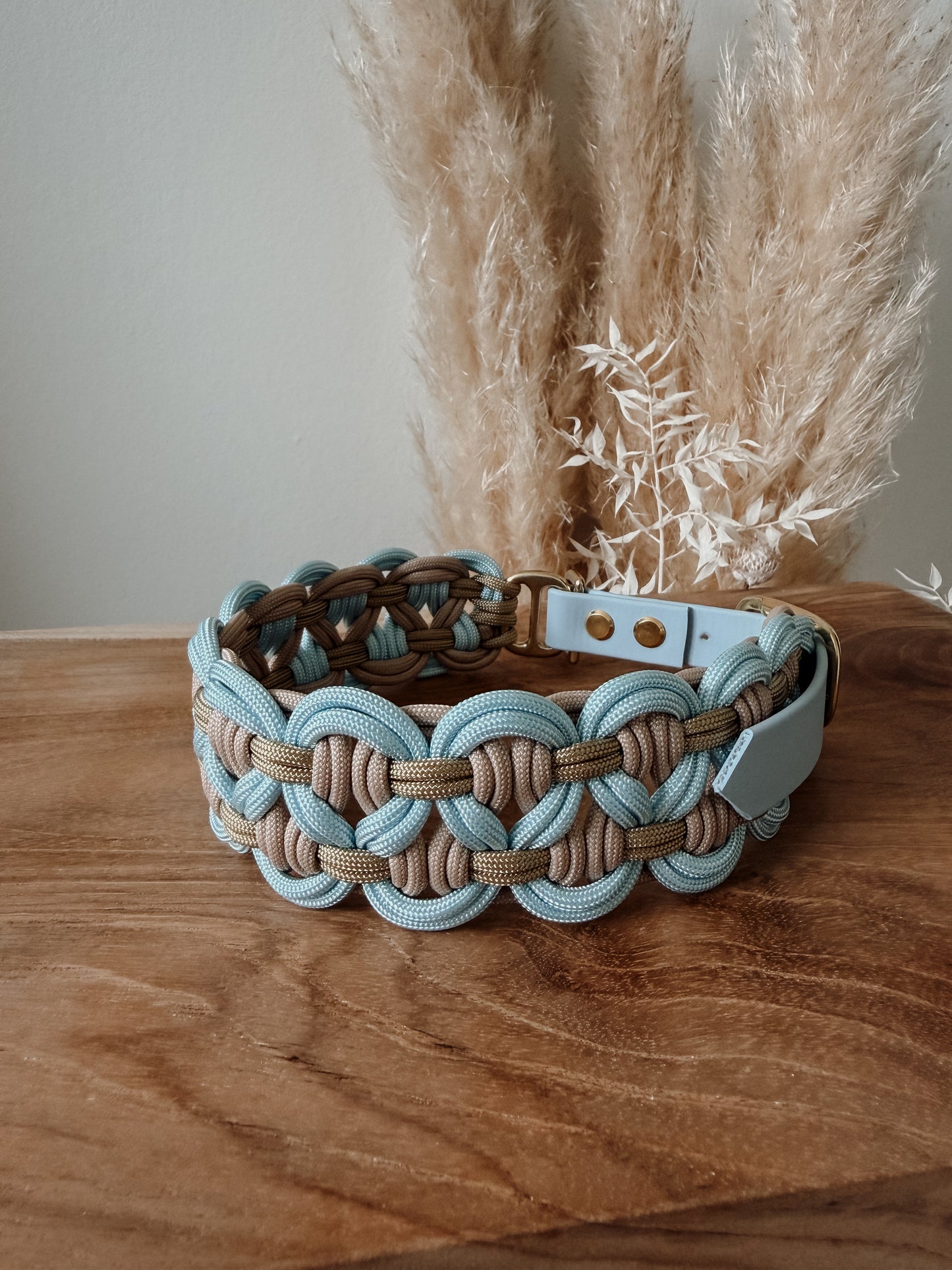 Halsband Paracord »Pastell Blau«