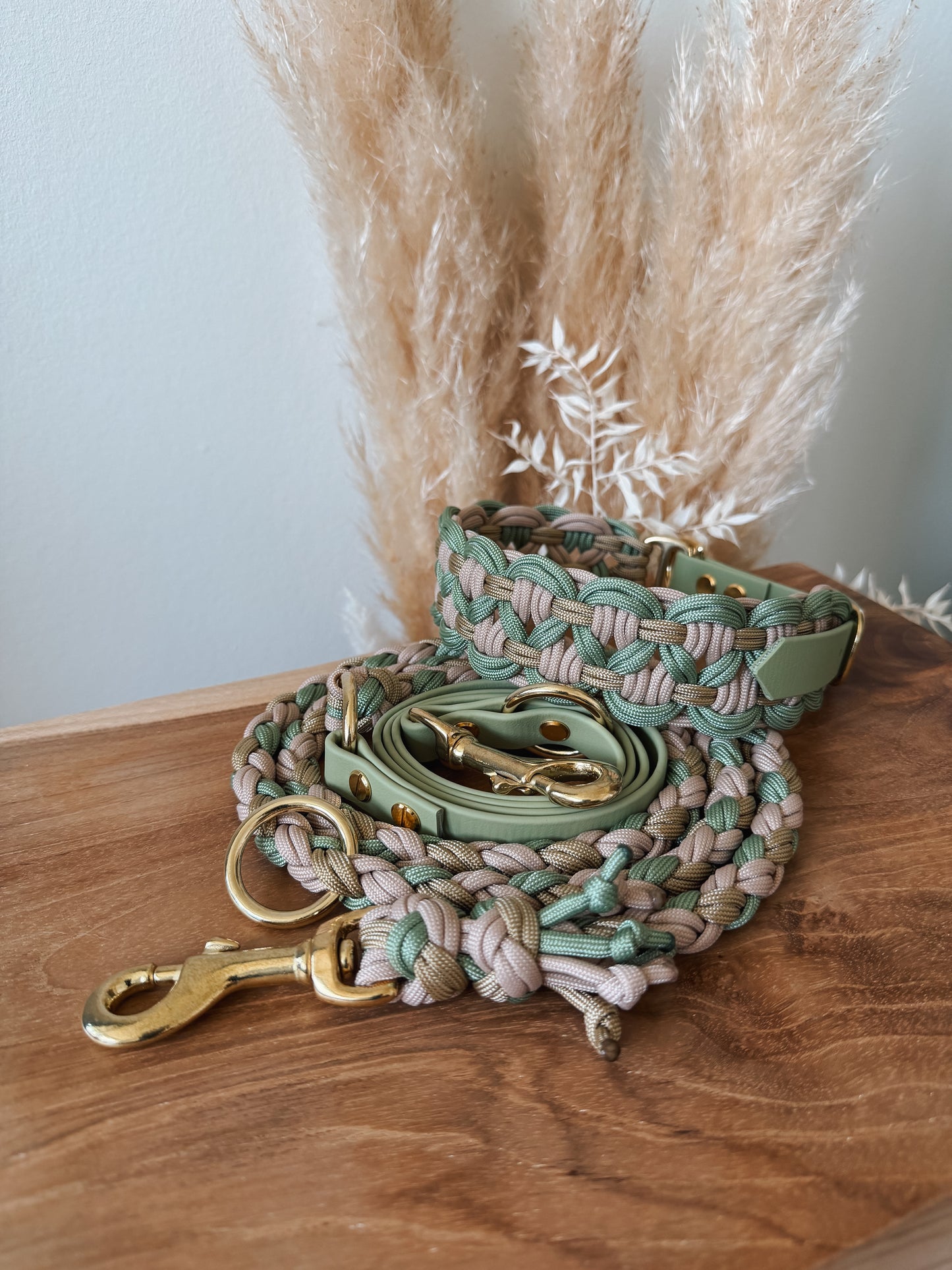 Halsband Paracord »Pastell Grün«