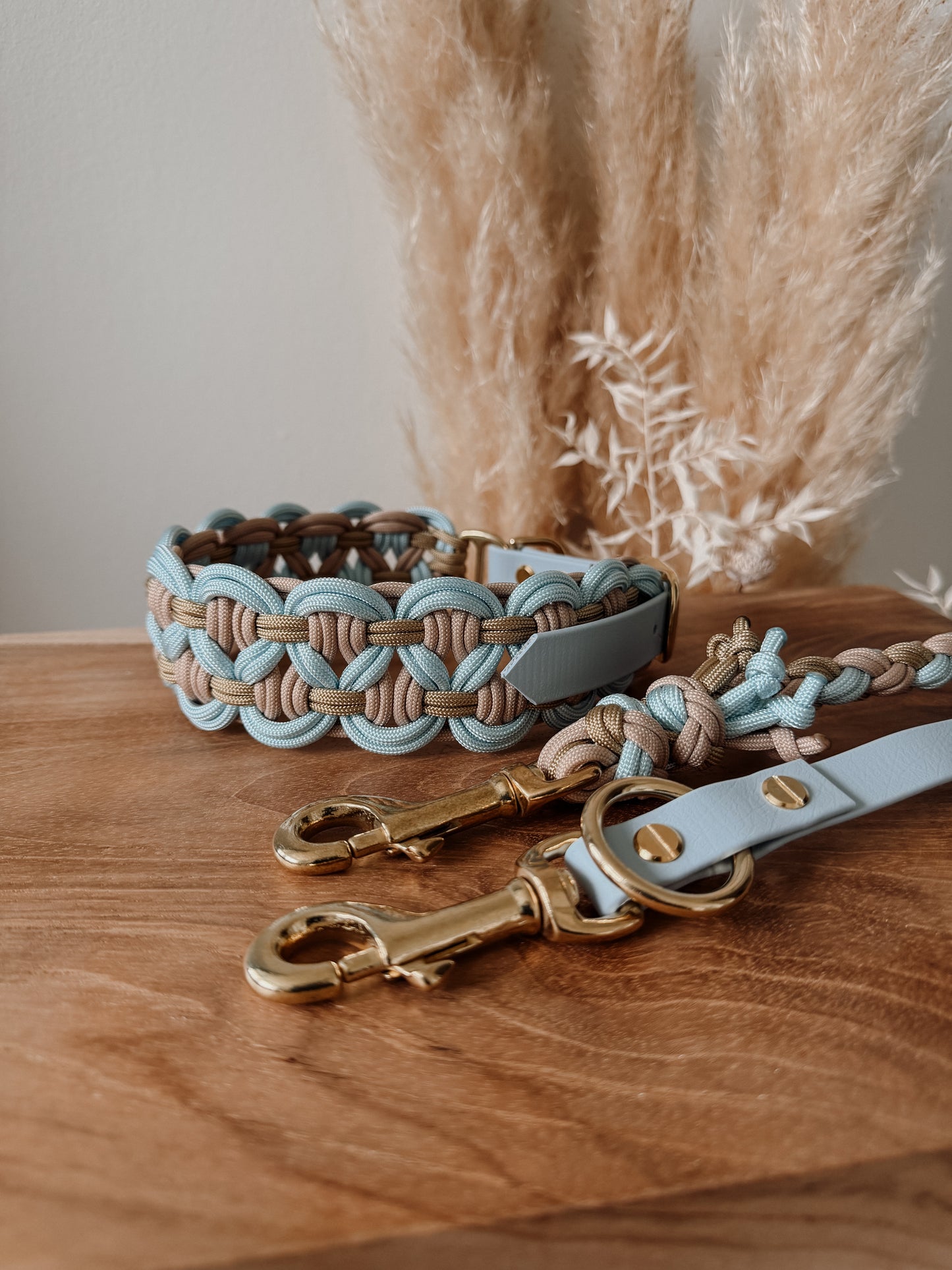 Halsband Paracord »Pastell Blau«