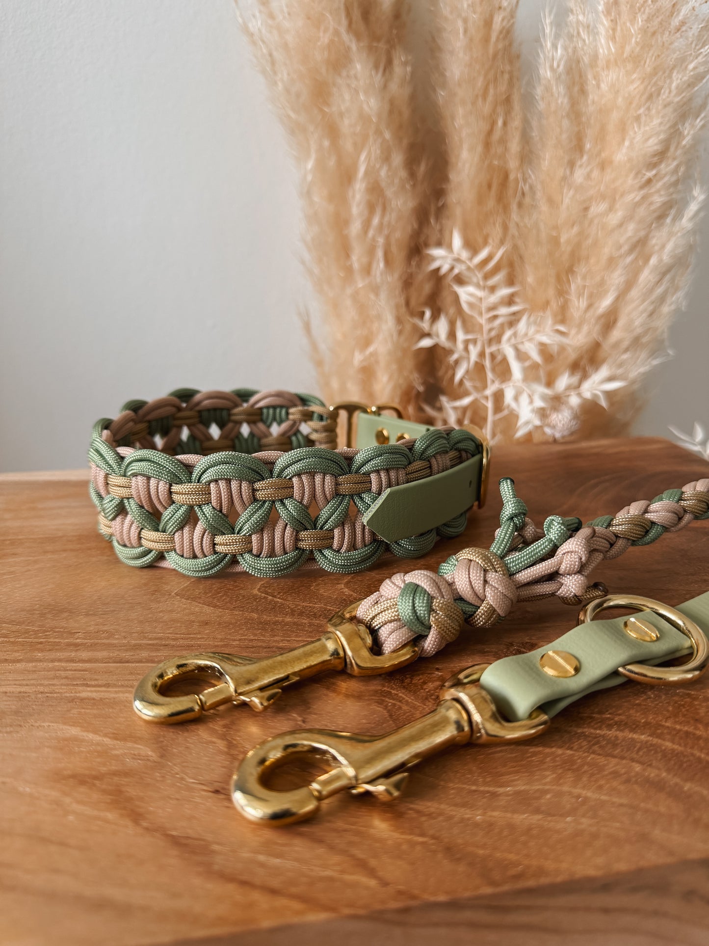 Halsband Paracord »Pastell Grün«