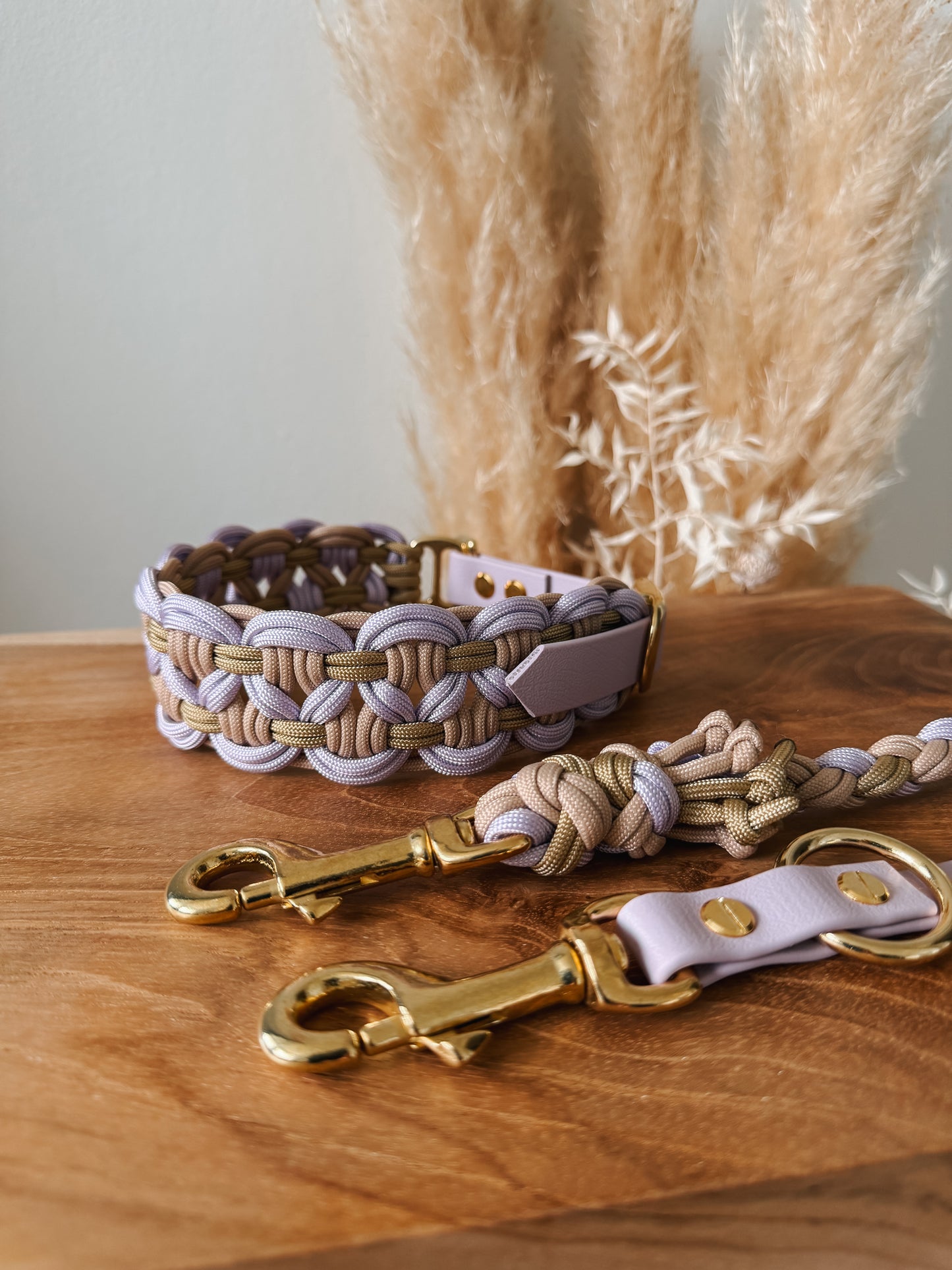 Halsband Paracord »Pastell Lila«