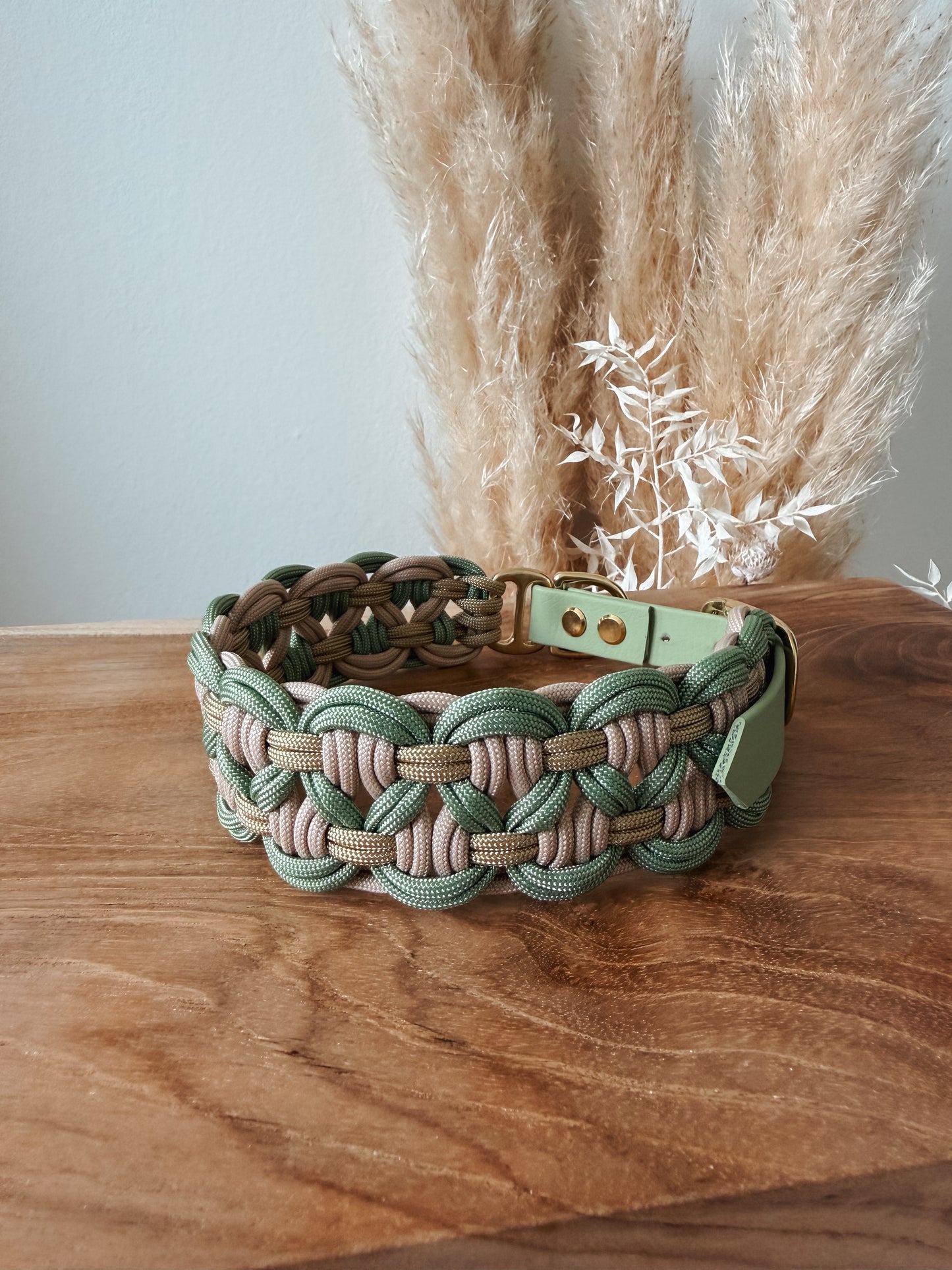 Halsband Paracord »Pastell Grün«