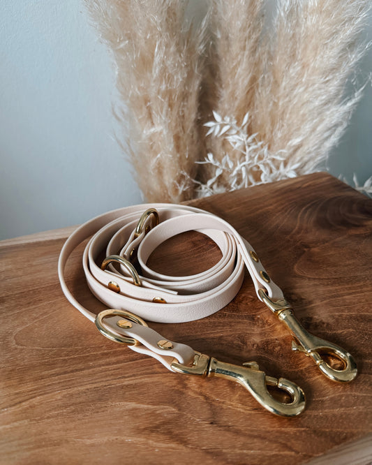 Biothane Leine Beige 2,00m • sofort verfügbar