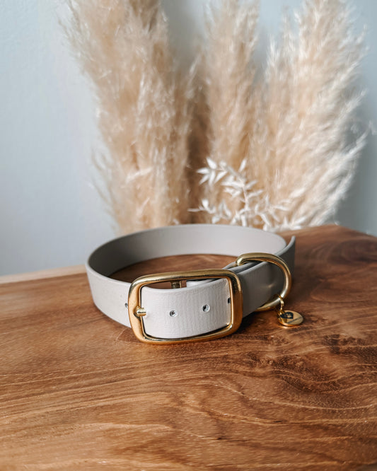 Biothane Halsband Tan HU 36-42cm • sofort verfügbar