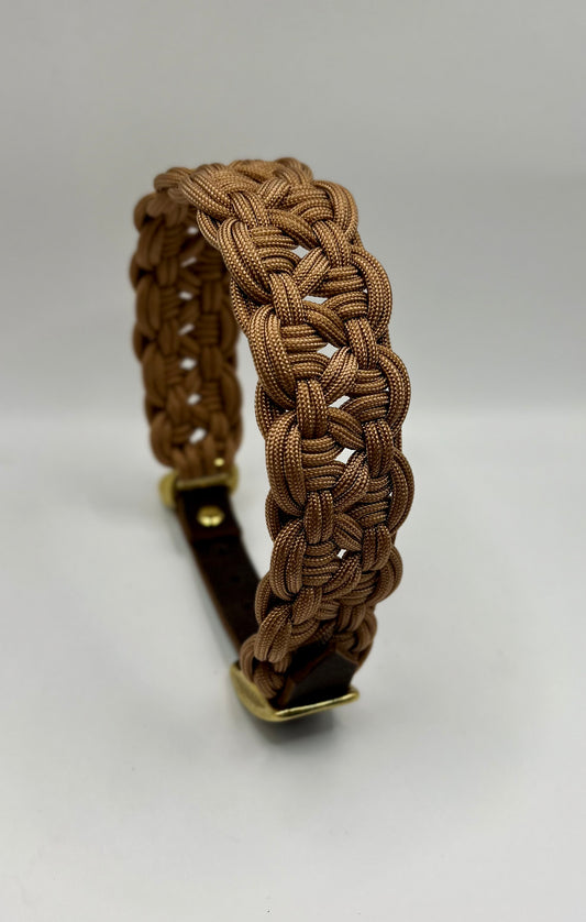 Halsband Paracord »Karamell x Dunkelbraun«