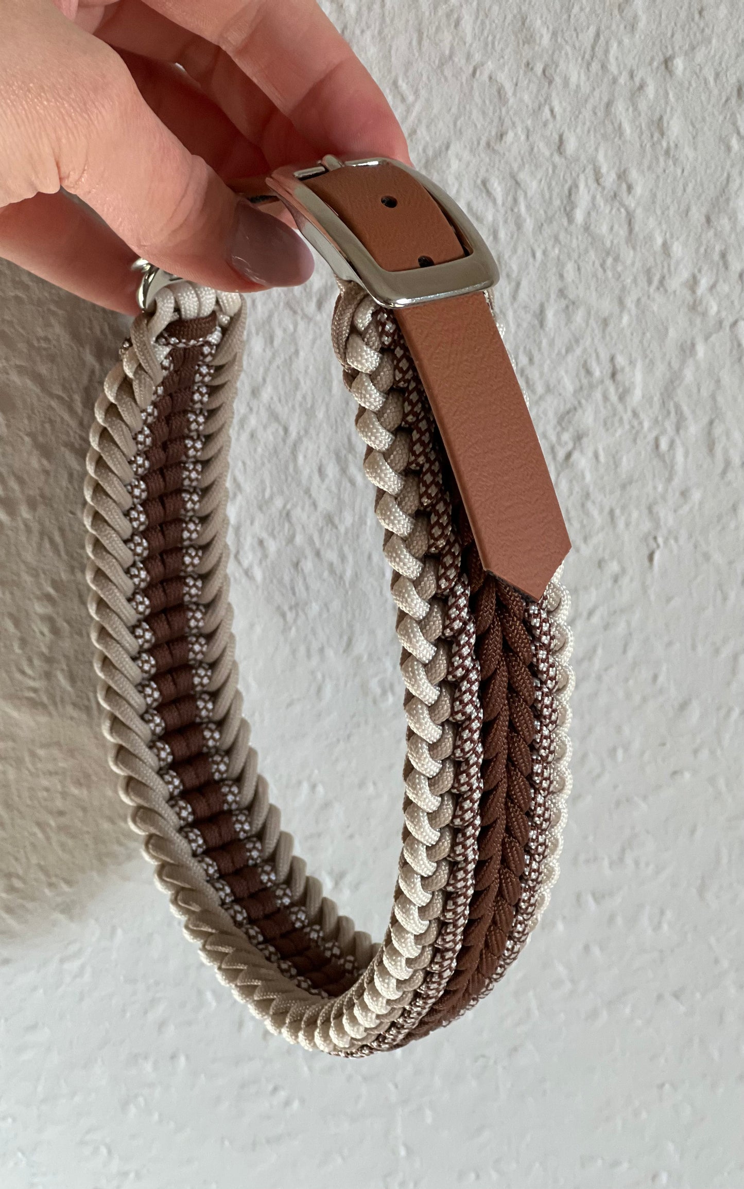 Sofort verfügbar | Halsband "Cognac" | HU 45-51cm