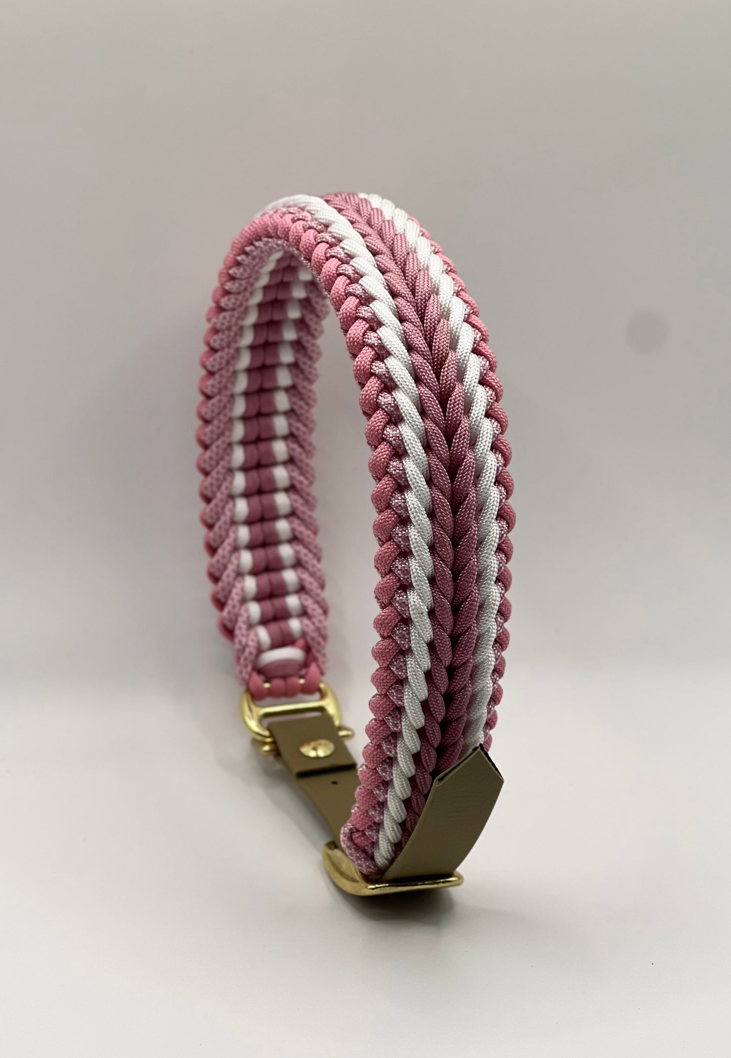 Halsband Paracord »Pistazie x Rosa«