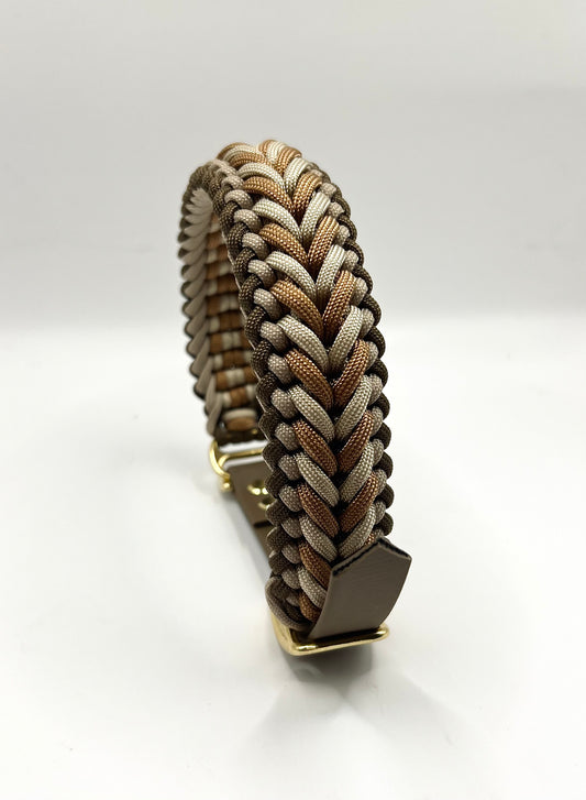 Halsband Paracord »Caramel x Coyote«